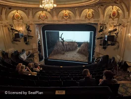 Ambassadors Theatre Circle J1 view from seat photo
