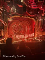 Al Hirschfeld Theatre Mezzanine D13 view from seat photo