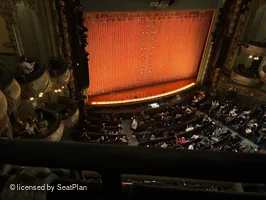 New Amsterdam Theatre Balcony A19 view from seat photo