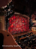 Lyceum Theatre Royal Circle AA47 view from seat photo