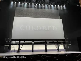 Golden Theatre Orchestra F112 view from seat photo