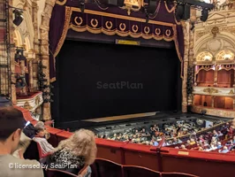 London Coliseum Dress Circle D50 view from seat photo