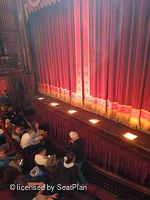 St Martin's Theatre Dress Circle A26 view from seat photo