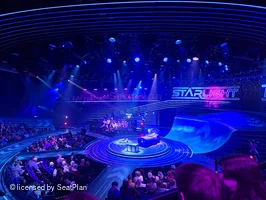 Wembley Park Theatre Trackside 2 GG36 view from seat photo