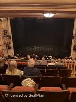 James Earl Jones Theatre Mezzanine G111 view from seat photo