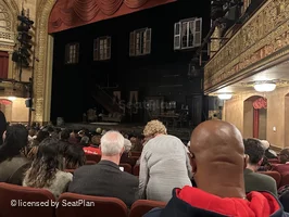 Barrymore Theatre Orchestra L14 view from seat photo