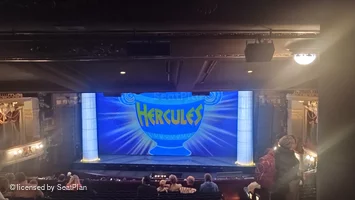 Theatre Royal Drury Lane Royal Circle Box F1 view from seat photo