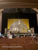Booth Theatre Orchestra K108 view from seat photo