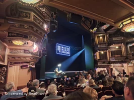 Belasco Theatre Orchestra M23 view from seat photo
