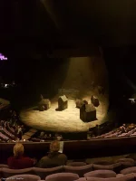National Theatre - Olivier Circle D18 view from seat photo
