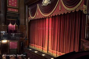 St Martin's Theatre Dress Circle A24 view from seat photo