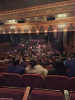 August Wilson Theatre Mezzanine Q20 view from seat photo