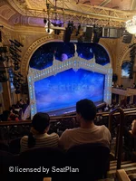 Eugene O'Neill Theatre Mezzanine H5 view from seat photo