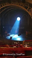 Lyric Theatre Dress Circle E126 view from seat photo