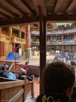 Shakespeare's Globe Theatre Lower Gallery - Bay N E90 view from seat photo