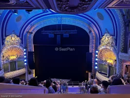 Palace Theatre MEZZANINE K116 view from seat photo