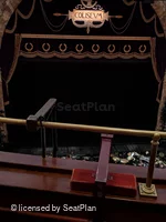 London Coliseum Balcony B30 view from seat photo