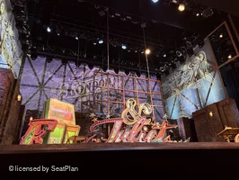 Stephen Sondheim Theatre Orchestra B115 view from seat photo