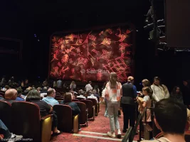 Minskoff Theatre Orchestra R2 view from seat photo