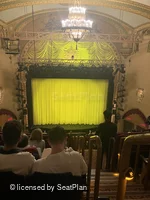 Golden Theatre Rear Mezzanine E103 view from seat photo