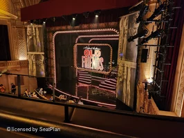 Samuel J. Friedman Theatre Mezzanine BB6 view from seat photo