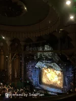 Apollo Victoria Theatre Dress Circle M2 view from seat photo