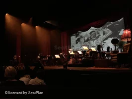 Barbican Theatre Stalls D2 view from seat photo