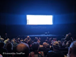 Barbican Theatre Stalls L24 view from seat photo