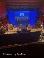 Adelphi Theatre Upper Circle F25 view from seat photo