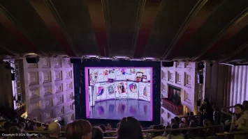 Savoy Theatre Dress Circle K7 view from seat photo