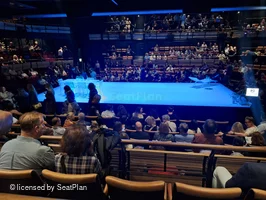 Bridge Theatre Stalls L68 view from seat photo