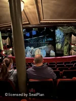 His Majesty's Theatre Royal Circle G25 view from seat photo