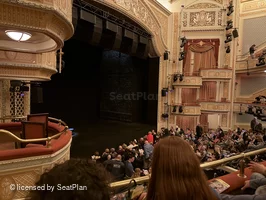 James Earl Jones Theatre Mezzanine B25 view from seat photo