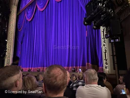 Lyceum Theatre Orchestra E10 view from seat photo