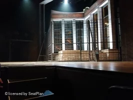 Barbican Theatre Stalls B6 view from seat photo