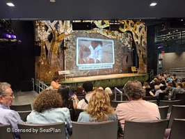 Laura Pels Theatre Orchestra N15 view from seat photo