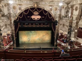 London Coliseum Balcony F29 view from seat photo