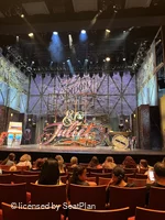 Stephen Sondheim Theatre Orchestra H105 view from seat photo