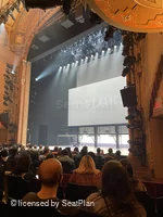 Golden Theatre Orchestra K12 view from seat photo