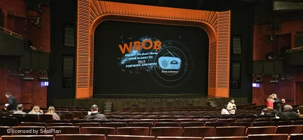 Marquis Theatre Orchestra Q105 view from seat photo