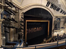 Ambassador Theatre Front Mezzanine D17 view from seat photo