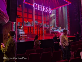 Imperial Theatre Orchestra D9 view from seat photo