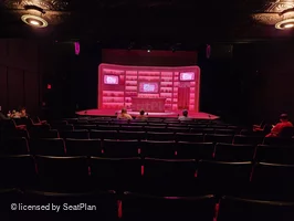 Lucille Lortel Theatre Orchestra L105 view from seat photo