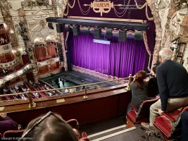 London Coliseum Balcony D1 view from seat photo