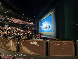 Gillian Lynne Theatre Stalls J23 view from seat photo