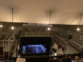 Vaudeville Theatre Upper Circle J2 view from seat photo