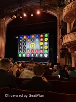 Shaftesbury Theatre Stalls N9 view from seat photo