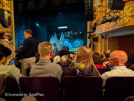 Longacre Theatre Orchestra O7 view from seat photo