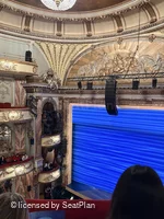 Novello Theatre Grand Circle B3 view from seat photo