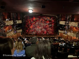Lyceum Theatre Royal Circle K28 view from seat photo